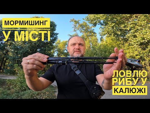 Видео: Мормишинг у місті! / Ловлю рибу у калюжі!)