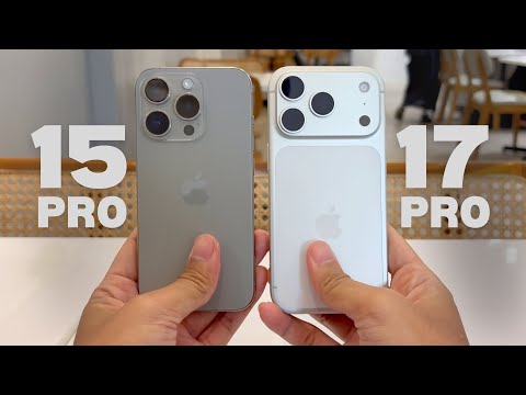 Видео: iPhone 15 Pro против iPhone 17 Pro: посмотрите это, прежде чем купить или обновить