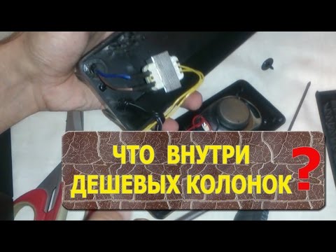 Видео: Что внутри дешевых колонок?