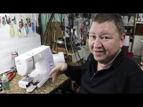 Видео: Janome 423S предпродажная подготовка