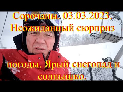 Видео: Сорочаны  Снегопад  03 03 2023