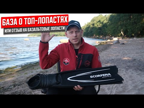 Видео: Отзыв. Базальтовые лопасти Scorpena Ecoline для подводной охоты и фридайвинга