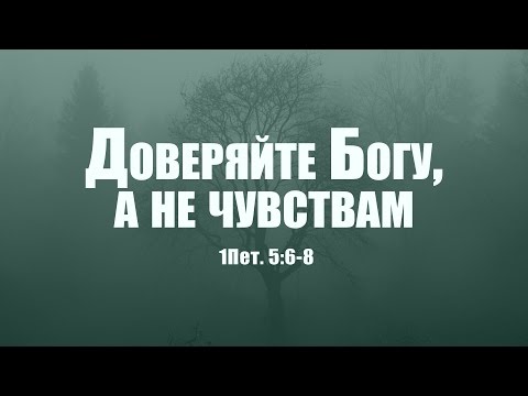 Видео: Проповедь: "Доверяйте Богу, а не чувствам" (Вениамин Портанский)