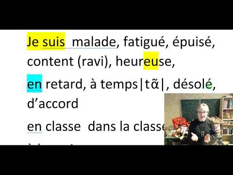 Видео: Когда "je suis",а когда "j'ai"?