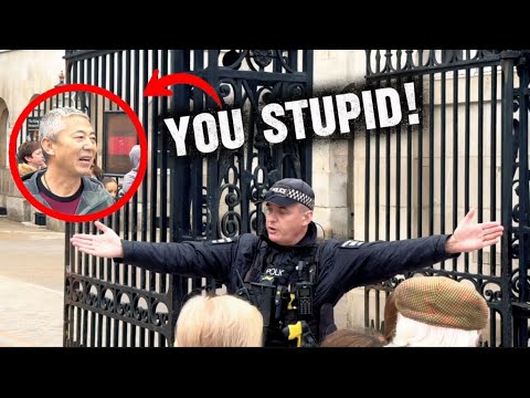 Видео: Королевская гвардия КРИЧИТ на идиота-китайского туриста