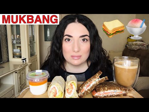 Видео: MUKBANG | КЛАБ СЭНДВИЧИ С ЛОСОСЕМ 🥪 | ЦЕЗАРЬ РОЛЛ | МУКБАНГ | not ASMR | EATING SHOW