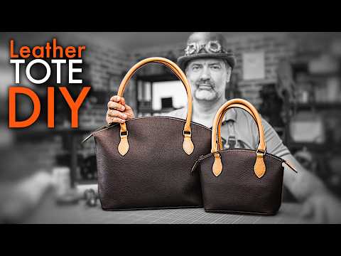 Видео: Как сделать кожаную сумку-шоппер. Простой и полный урок.