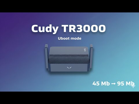Видео: Cudy TR3000, прошиваем на OpenWRT, увеличиваем доступное место с U-Boot mode