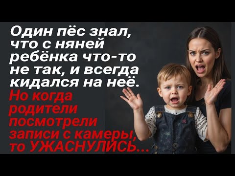 Видео: Пёс почему то кидался на няню ребенка, и родители были в шоке проверив записи камеры