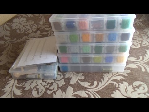 Видео: Рукодельные запасы 2-Хранение ниток и не только