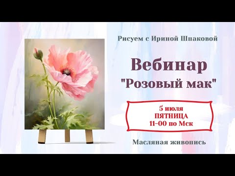 Видео: Вебинар "Розовый мак"