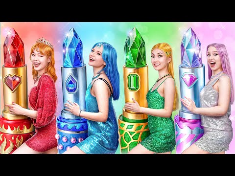 Видео: Девушка Изумруд, Рубин, Бриллиант и Сапфир | Мы Создали Новую Сестру С Помощью Магии Multi DO Team