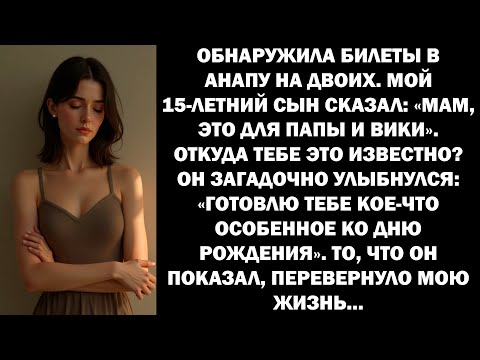 Видео: Откровение сына раскрыло предательство мужа: билеты в Анапу и шокирующая истина