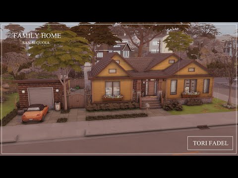 Видео: СЕМЕЙНЫЙ ДОМ🏡🍁THE SIMS 4 I NO CC #thesims4 #games #sims4build