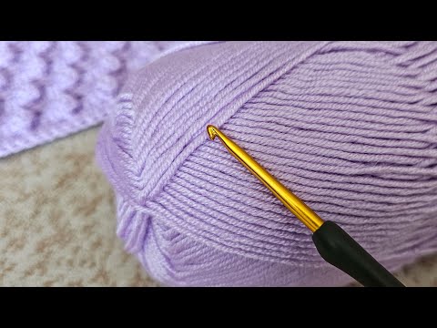 Видео: ВНИМАНИЕ! Стежок, который удивляет зрителя. Простой и эффектный узор для вязания крючком