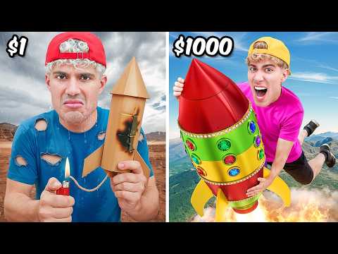 Видео: РАКЕТА ЗА 1 $ VS 1000 $ !!