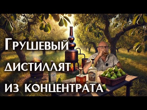 Видео: Грушевый бренди из концентрата грушевого сока. Технология и оборудование для работы с концентратами.