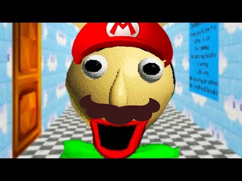 Видео: БАЛДИ + МАРИО! НОВАЯ ШКОЛА БАЛДИ! - Baldi's Basics In Education And Learning [Mario Mod]