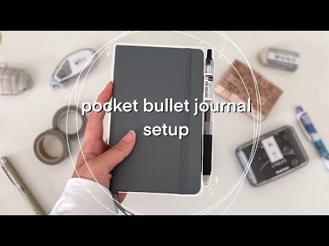 Видео: Карманный набор Bullet Journal + ноябрьский набор | Карманный формат A6 LT1917