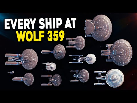 Видео: Все звёздные корабли в битве при Волке 359 — Star Trek Explained