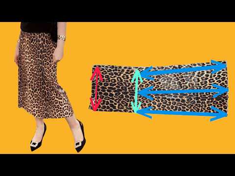 Видео: Неужели так просто сшить юбку? ✂️ Раскроите и сшейте за 15 минут