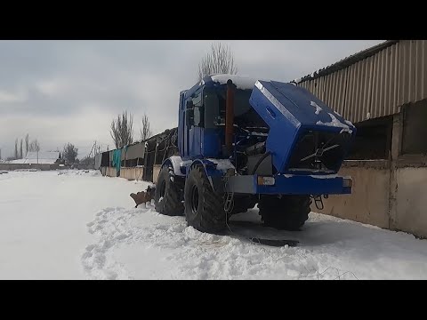 Видео: ПЕРВЫЙ ЗАПУСК В 2023 ГОДУ | Трактор К-700 с кабиной Renault Magnum