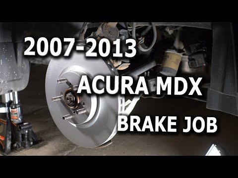 Видео: Замена тормозов Acura MDX 2007-2013