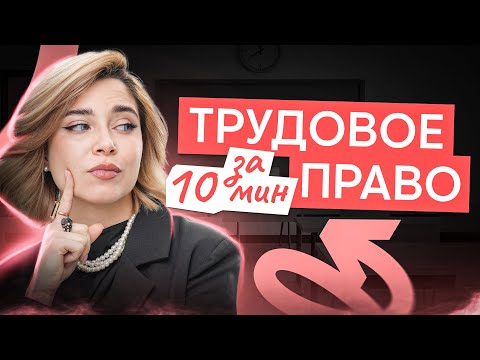 Видео: Трудовое право за 10 минут | Обществознание с Олей Вебер | ЕГЭ 2025 | СМИТАП