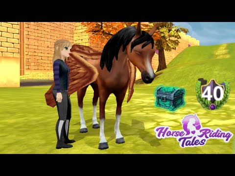 Видео: Получаем уровень 40 🌺 Что дают в зеленом сундуке 🌺 Horse Riding Tales