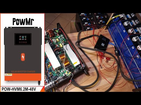 Видео: Тестування гібридного інвертора PowMR 6.2kW. Частина 2