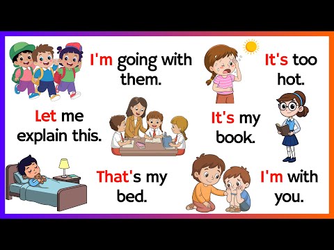Видео: Говорите по-английски с детьми | Разговорный английский для детей | Повседневные английские предл...