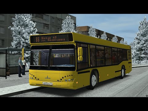 Видео: OMSI 2 Чистогорская область rework (2025) МАЗ 103.469 Маршрут 86