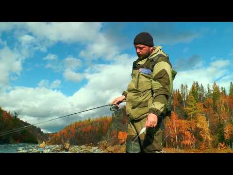 Видео: Видеокарта уловистых мест Pоссии. Сезон 6. Спиннинговая рыбалка на реке Хойла