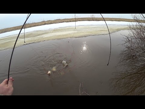 Видео: Последний лед. Рыбалка на паук-подъёмник.