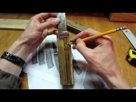 Видео: Шлифовка рукояти ножа