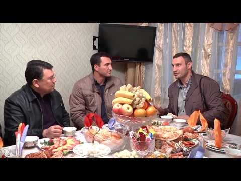 Видео: Братья Кличко в Луговом, Кулане, Жамбылской области.