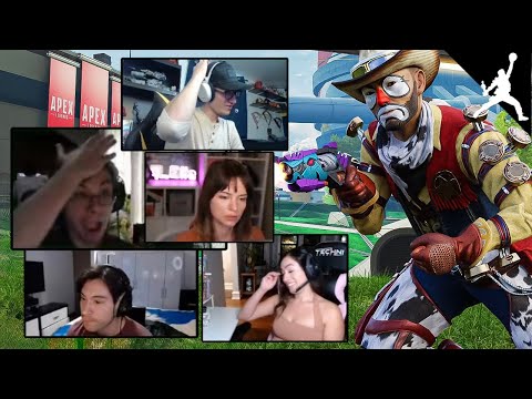 Видео: СТРИМЕРЫ TWITCH РЕАКЦИЯ НА МИРАЖ №1! (Apex Legends)