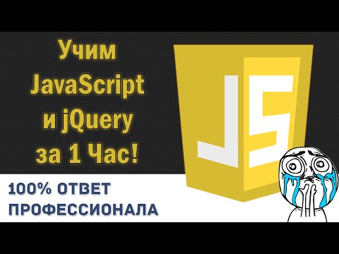 Видео: Учим JavaScript/jQuery за 1 час! #От Профессионала