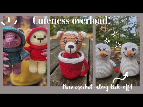 Видео: Эпизод 159 — Милейшие вязаные крючком мишки! Мы начинаем новую серию! #амигуруми #крошетснеговик