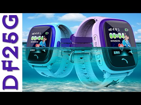 Видео: Smart Baby Watch DF25G/W9 (Wonlex GW400S): детские водонепроницаемые смарт часы с GPS-трекером