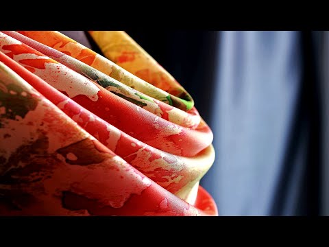 Видео: Секреты композиции платка в батике. Урок с курса Батик. Старт. Ссылка на урок в описании.