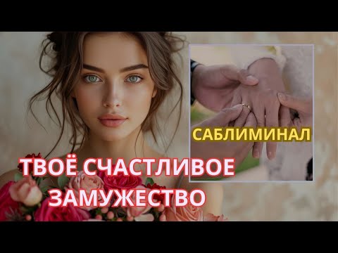 Видео: 💖 ВЫЙТИ ЗАМУЖ. Саблиминал на Любовь и Счастливое Замужество