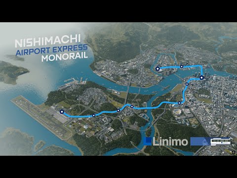 Видео: Ультрареалистичное путешествие на монорельсе - Экспресс-линия в аэропорт: Cities Skylines [4K]