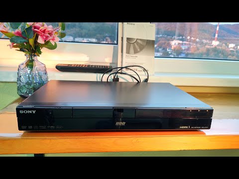 Видео: DVD HDD recorder с HDMI выходом Sony RDR AT200