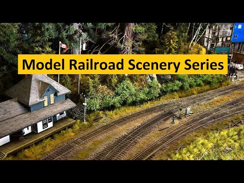 Видео: Многослойная подложка для реалистичной модели железной дороги # 346 | Серия пейзажей # 4 | Диорам...