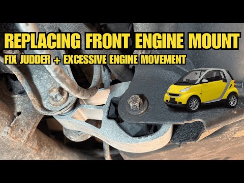 Видео: Замена передней опоры двигателя — Smart Fortwo 451 — устранение вибраций и колебаний двигателя