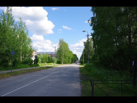 Видео: Летняя прогулка по улице Горького города Сосногорск