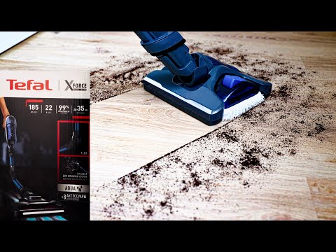 Видео: Как использовать моющую насадку AQUA для без проводных пылесосов Tefal FLEX