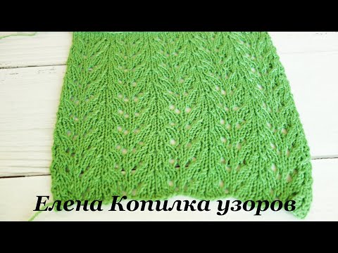 Видео: Вертикальные дорожки, узор спицами | Vertical tracks, knitting pattern
