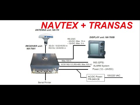 Видео: Подключение NAVTEX к TRANSAS NAVI SAILOR . Connection of Navtex to Transas